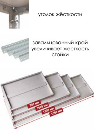 Стеллаж архивный СТФ 265-2.5